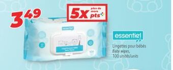 Familiprix Essentiel baby wipes offer
