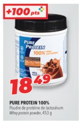 Familiprix Pure protein 100% whey protein powder offer