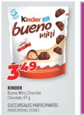 Familiprix Kinder mini chocolate offer
