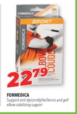 Familiprix Formedica tennis and golf elbow stabilizing support offer