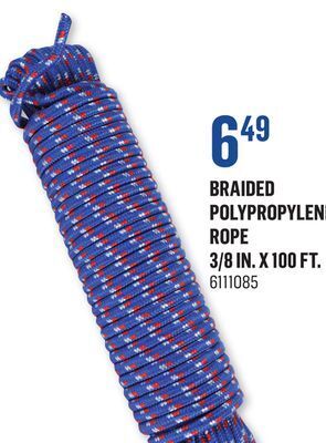 Canac Braided polypropylene rope 3/8 in. x 100 ft offer
