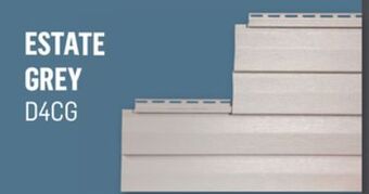 Canac Estate grey vinyl siding double offer