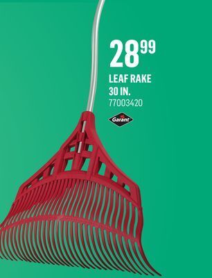 Canac Leaf rake 30 in offer