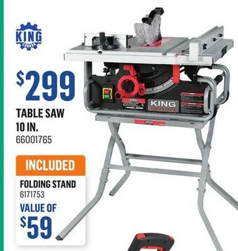 Canac Table saw 10 in offer
