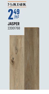 Canac 7-1/4 in. x 48 in. jasper spc vinyl flooring offer