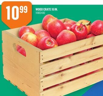 Canac Wood crate 16 in offer