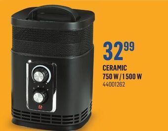 Canac Ceramic 750w / 1 500w heater offer