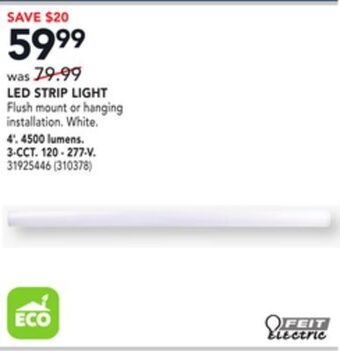 RONA Led strip light, 4' 4500 lumens offer