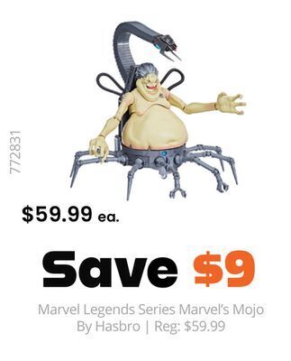 GameStop Marvel legends series marvel's mojo by hasbro toys-collectibles offer