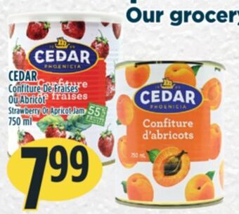 Marché Adonis Cedar confiture de fraises ou abricot offer