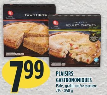 Marché Adonis Plaisirs gastronomiques pâté, gratin ou tourtière offer
