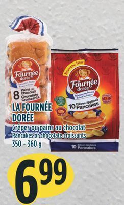 Marché Adonis La fournée dorée crêpes ou pains au chocolat offer