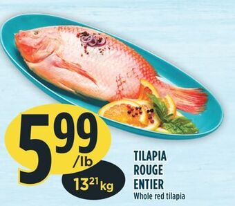 Marché Adonis Tilapia rouge entier offer