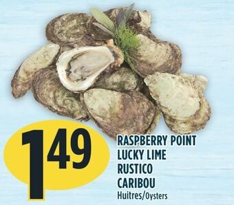 Marché Adonis Raspberry point lucky lime rustico caribou huitres offer