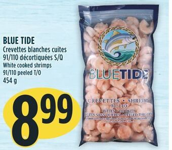 Marché Adonis Blue tide crevettes blanches cuites 91/110 décortiquées s/q offer