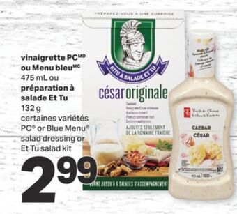L'Intermarché Vinaigrette ou menu bleumc 475 ml ou préparation à salade et tu 132 g offer