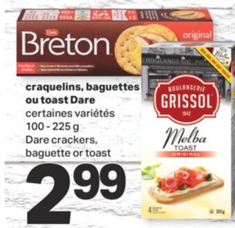 L'Intermarché Craquelins, ou toast, 100 - 225 g offer