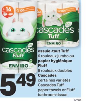 L'Intermarché Essuie-tout tu 6 rouleaux jumbo ou papier hygiénique flu 8 rouleaux doubles offer
