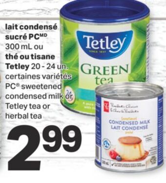 L'Intermarché Lait condensé sucré 300 ml ou thé ou tisane 20 - 24 un offer