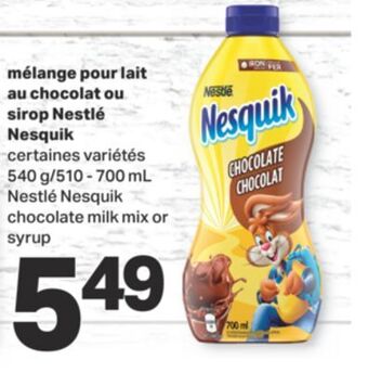 L'Intermarché Mélange pour lait au chocolat ou sirop, 540 g/510 - 700 ml offer