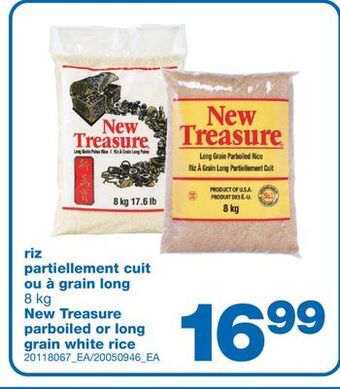 Wholesale Club Riz partiellement cuit ou à grain long new treasure offer