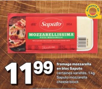 L'Intermarché Fromage mozzarella en bloc, 1 kg offer