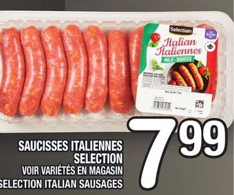 Marche Ami Saucisses italiennes selection | selection italian sausages offer