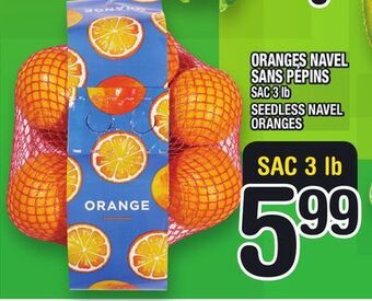 Marche Ami Oranges navel sans pépins | seedless navel oranges offer