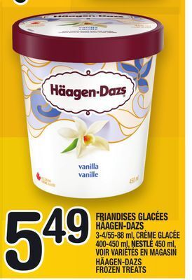 Marche Ami Friandises glacées häagen‑dazs | häagen-dazs frozen treats offer