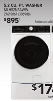 Réno Dépôt Midea 5.2 cu. ft. washer offer