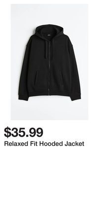 H&M Relaxed fit hooded jacket offer