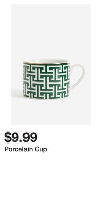 H&M Porcelain cup offer