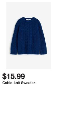 H&M Cable-knit sweater offer