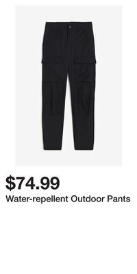 H&M Water-repellent outdoor pants offer