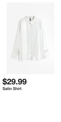 H&M Satin shirt offer