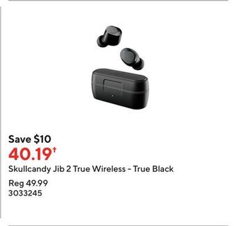 Staples Skullcandy jib 2 true wireless - true black offer