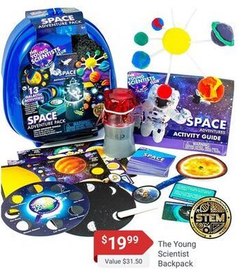 Samko & Miko Toy Warehouse The young scientist backpack offer