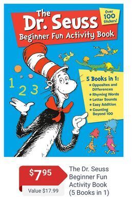 Samko & Miko Toy Warehouse The dr. seuss beginner fun activity book offer