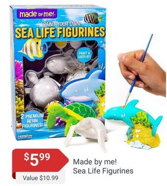 Made by me! sea life figurines