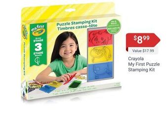 Samko & Miko Toy Warehouse Crayola my first puzzle stamping kit offer