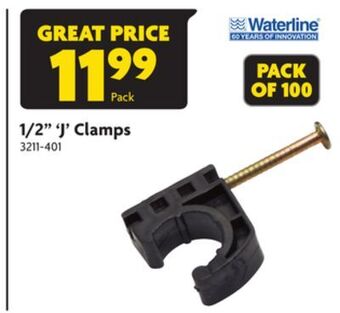 Home Hardware 1/2 'j' clamps offer