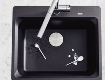 Home Hardware 25 x 21 vision 1 silgranit single bowl drop-in kitchen sink offer