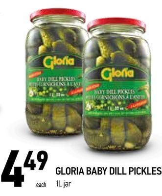 Coppa's Fresh Market Gloria baby dill pickles offer