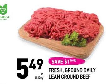 Coppa's Fresh Market Fresh, ground daily lean ground beef offer