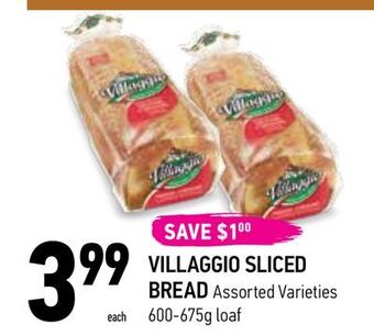 Coppa's Fresh Market Villaggio sliced bread offer