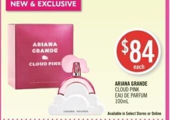 Shoppers Drug Mart Ariana grande cloud pink offer