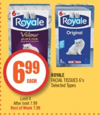 Shoppers Drug Mart Royale facial tissues offer