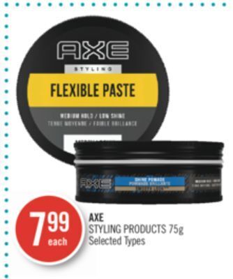 Shoppers Drug Mart Axe styling products offer