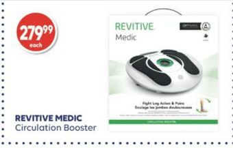 Shoppers Drug Mart Revitive medic circulation booster offer
