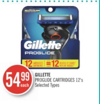 Shoppers Drug Mart Gillette proglide cartridges offer